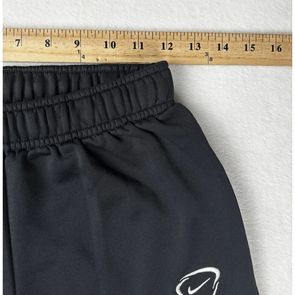 Nike Youth Small Dri-FIT Track Pants Black Athletic Zip‎ Ankle